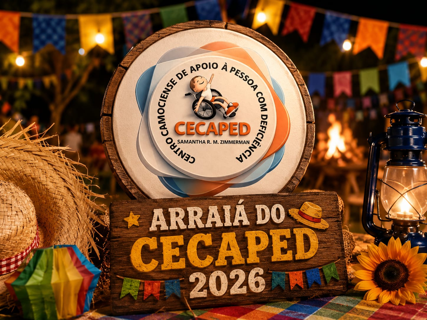 Arraiá do CECAPED 2026 celebra inclusão, cultura e alegria em uma grande festa junina